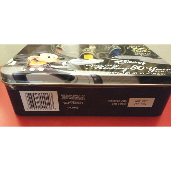 Disney Mickey Mouse 80 Years Limited Edition Pez Set-2007-#006945 Of 400,000 - Picture 3 of 8